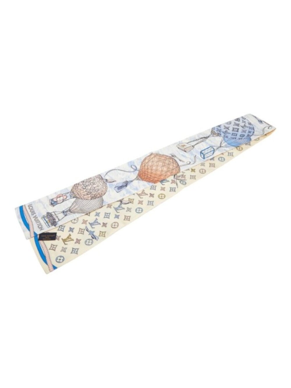 Louis Vuitton Bandeau Up and Away Scarf Multicolor Silk